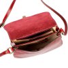 Kožená crossbody kabelka Florence 21TMP červená