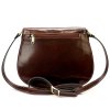 Kožená crossbody kabelka Florence 21TMP hnědá