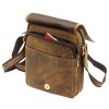 Pánská kožená taška Nordee MSD-02 GM02 HUNTER hnědá