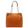 Kožená kabelka přes rameno Gregorio 1721 camel