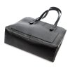 Kožená shopper bag kabelka Luka 24-056 černá