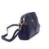 Kožená crossbody kabelka Luka 24-066 modrá