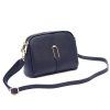 Kožená crossbody kabelka Luka 24-066 modrá