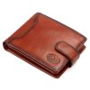 Pánská kožená peněženka EL FORREST 850-29 hnědá