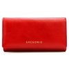 Dámská kožená peněženka Gregorio IT-102 červená