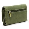 Dámská kožená peněženka Gregorio BLOMST GM011 zelená
