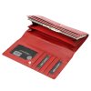 Dámská kožená peněženka Albatross GN LW-L03 PIPE červená