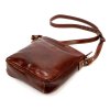 Kožená crossbody kabelka Florence 53 hnědá