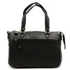 Kožená kufříková kabelka Antonio Basile BA3673DX černá