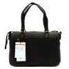 Kožená kufříková kabelka Antonio Basile BA3673DX černá