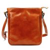 Kožená crossbody kabelka Florence 53 camel