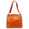 Kožená kabelka Florence 55 camel