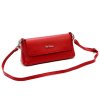 Kožená kabelka Pierre Cardin 1983 FRZ červená