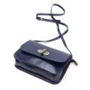 Kožená crossbody kabelka Florence 67 modrá