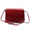 Kožená crossbody kabelka Florence 67 vínová