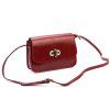 Kožená crossbody kabelka Florence 67 vínová
