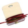 Kožená crossbody kabelka Florence 67 vínová