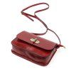 Kožená crossbody kabelka Florence 67 vínová