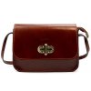 Kožená crossbody kabelka Florence 67 hnědá
