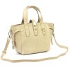 Kožená kufříková Luka 24-092 světle béžová