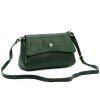 Kožená crosbody kabelka Gregorio 1746 zelrná