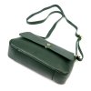 Kožená crosbody kabelka Gregorio 1746 zelrná