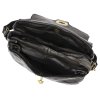 Kožená kabelka Vintage Styl 043 černá