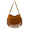 Kožená crossbody kabelka Luka 24-093 camel