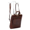 Dámský kožený batoh Patrizia 518-014 hnědý