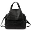 Dámský kožený batoh Luka 24-070 černý
