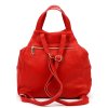 Dámský kožený batoh Luka 24-070 červený