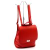 Dámský kožený batoh Luka 24-075 červený
