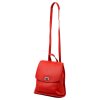 Dámský kožený batoh Luka 24-075 červený