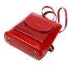Dámský kožený batoh Patrizia 518-014 červený