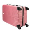 Sada tří kufrů značky Pierre Cardin ISTANBUL MED10 x3 Z růžová