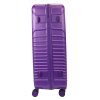 Cestovní kufr Leonardo S036 fialový