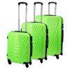 Sada cestovních kufrů Gravitt #1050 x3 Z zelená