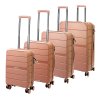 Sada cestovních kufrů Jony Z01 x5 Z růžová
