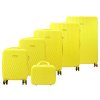 Sada cestovních kufrů Leonardo 3059-2 x6 Z žlutá