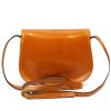 Kožená crossbody kabelka Florence 49-1 camel