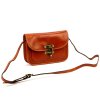 Kožená crossbody kabelka Florence 57 camel