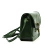 Kožená crossbody kabelka Florence 57 zelená
