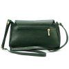 Kožená crosbody kabelka Gregorio 1746 zelená