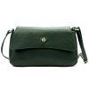 Kožená crosbody kabelka Gregorio 1746 zelená