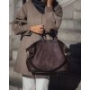 Shopper bag kabelka Marco Mazzini VM258 tmavě hnědá