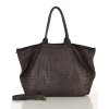 Shopper bag kabelka Marco Mazzini VM258 tmavě hnědá