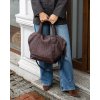 Shopper bag kabelka Marco Mazzini MM257 tmavě hnědá