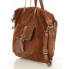 Shopper bag kabelka Marco Mazzini VSM126 hnědá