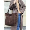 Shopper bag kabelka Marco Mazzini VS108 tmavě hnědá