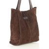 Shopper bag kabelka Marco Mazzini VS108 tmavě hnědá